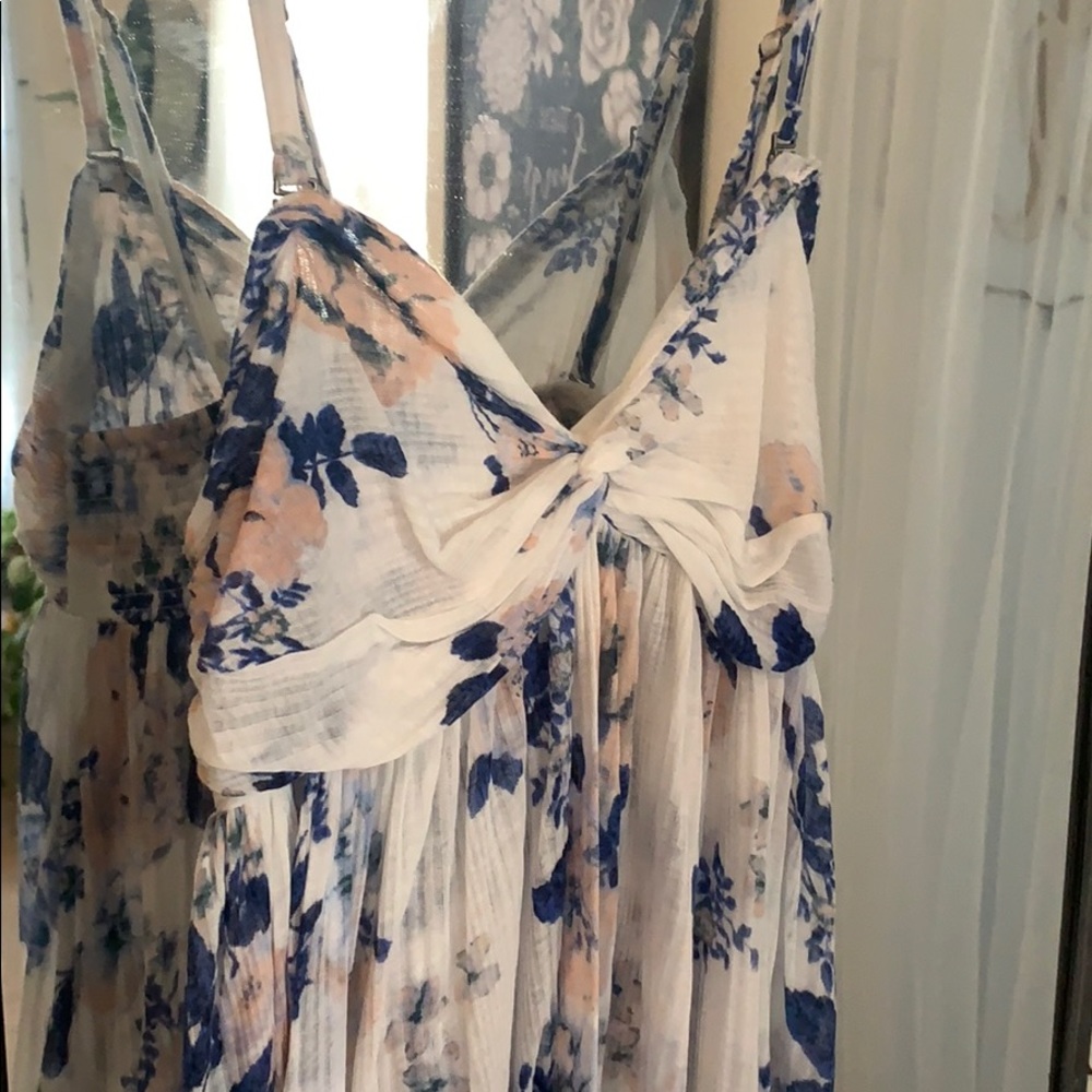 Free People high/low tank top w detachable straps